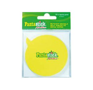 Lot de 12 blocs de 50 notes repositionnables Fluor Speech Fantastick