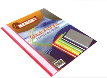 Lot de 12 Chemises à fastener MEMORY Coloris au choix