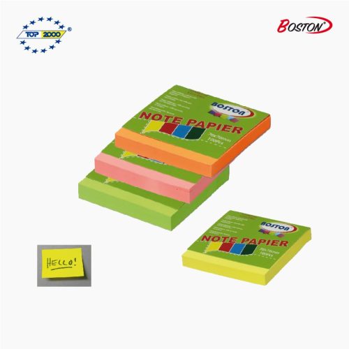 Lot de 12 note post-it couleurs fluorescent ( B7676)