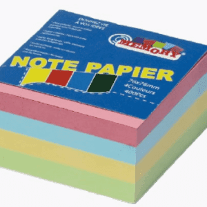 Lot de 12 notes post-it 4 couleurs MEMORY 76x76 mm