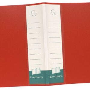 Lot de 12 Portes-vues Exacompta (avec porte-étiquettes) 60 Vues A4 (Noir)