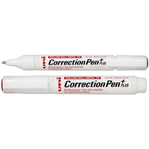 Lot de 12 Stylos Correcteurs pointe plastique micro UNI-BALL 8ml