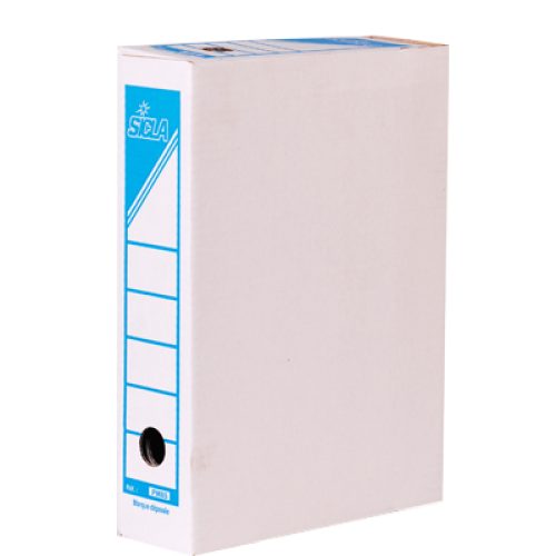 Lot de 25 Boites d’archives SICLA 33 x 25 cm Dos 85 mm ( Petit format PM )