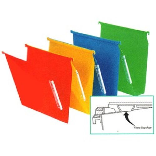 Lot de 25 Dossiers suspendus en carte de lyon SICLA 330 (pour Armoire)