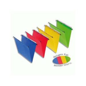 Lot de 25 Dossiers suspendus en poly 5/10e 330 mm pour armoire