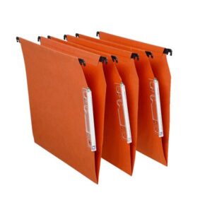 Lot de 25 Dossiers suspendus Kraft orange SICLA 330 (pour Armoire)