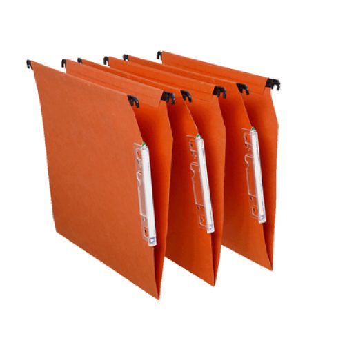 Lot de 25 Dossiers suspendus Kraft orange SICLA 330 (pour Armoire)