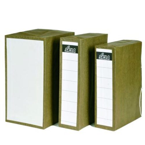 Lot de 25 Sacs d’archives SICLA 35×25 Dos 9 cm avec oeillets