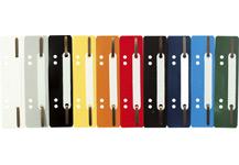 Lot de 250 Fixe-dossier à lamelles (Couleurs assorties)