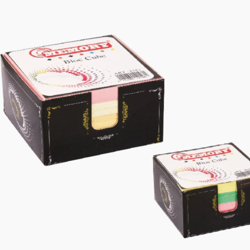 Lot de 5 Bloc- recharge cube en couleurs MEMORY Multicolore (8183)