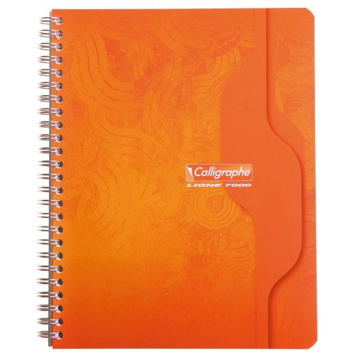 Lot de 5 Cahiers à spirale CALLIGRAPHE 100 pages petits carreaux