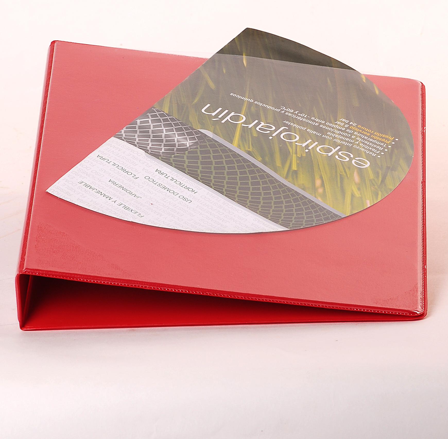 Lot de 5 Classeurs PVC SICLA A4 à 4 Anneaux en dos 8 cm Couleurs au choix