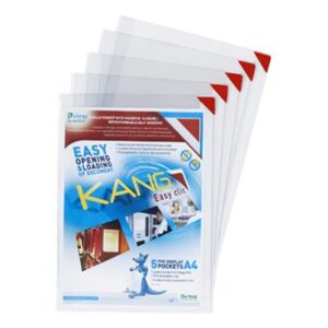 Lot de 5 Poches murales à fermeture aimantée TARIFOLD