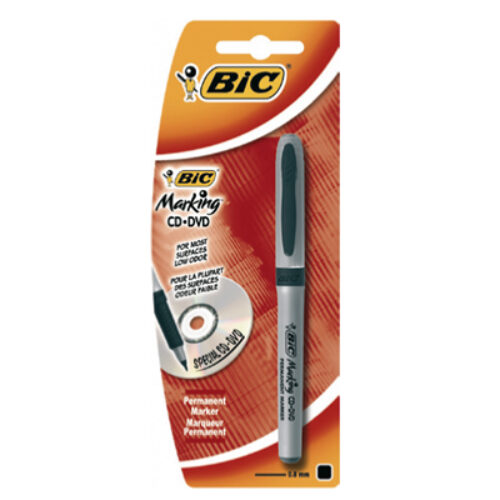 Marqueur permanent BIC pour CD / DVD (Noir)