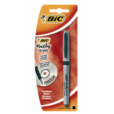 Marqueur permanent BIC pour CD / DVD (Noir)