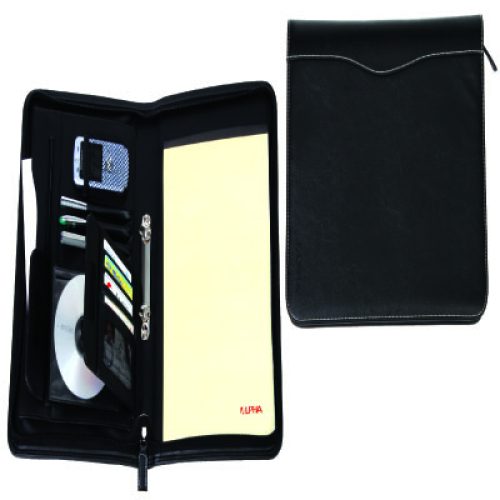 Organizer Alpha Reliure à 2 anneaux A4 Coul Noir