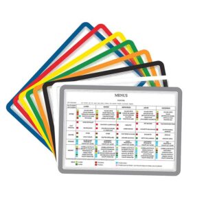 Pack de 2 Pochettes-cadres d’affichage MAGNETO TARIFOLD Dos magnétique A4