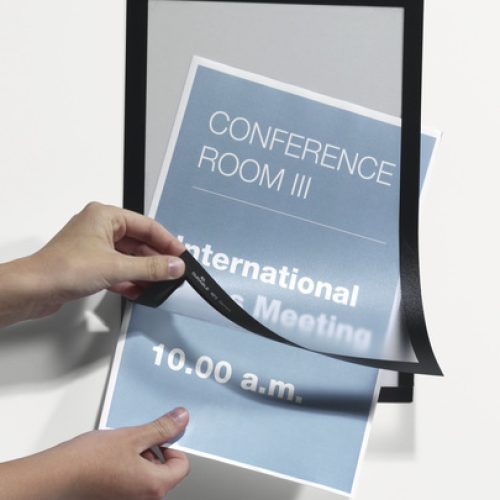 Pack de 2 Portes-documents Adhesifs A4 à fermeture magnétique DURABLE