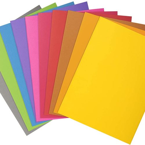 Paquet de 100 chemises dossiers Exacompta ROCK’’S teintes vives 210G A4