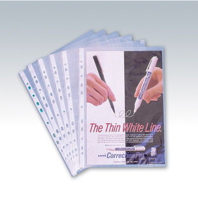 Paquet de 100 Pochettes pérforées ATLAS A4 80 Microns