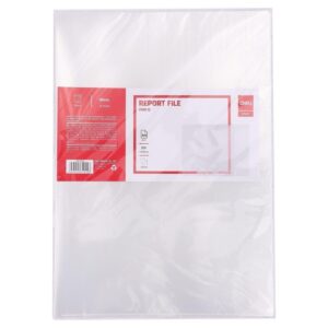 Paquet de 24 Pochettes Coin DELI F00112 A4 transparent