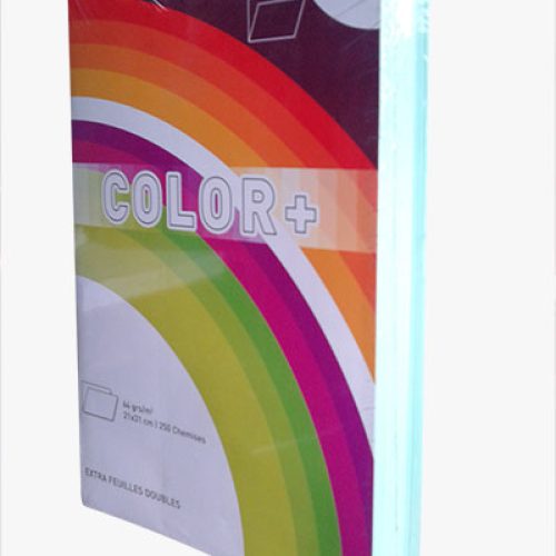 Paquet de 250 sous-chemises Color + 64 g/m² 21 x 31 cm Coloris au choix