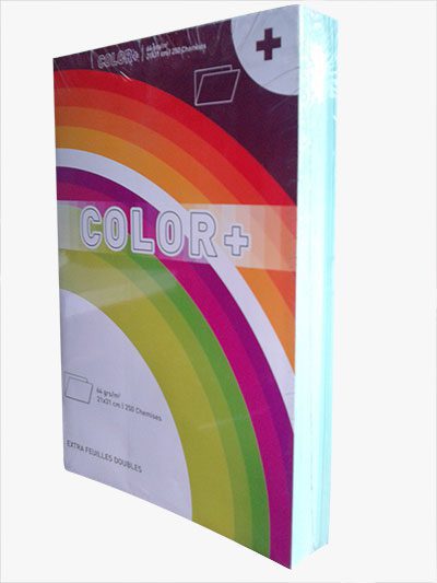 Paquet de 250 sous-chemises Color + 64 g/m² 21 x 31 cm Coloris au choix