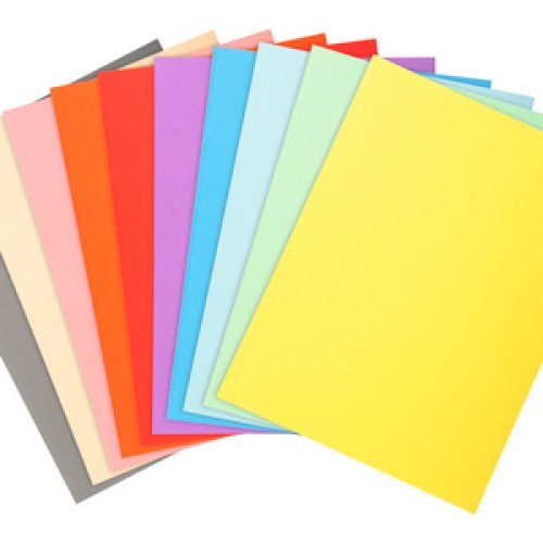 Paquets de 100 Chemises EXACOMPTA semi rigide Foldyne 180g/m² 24×32 Assorties