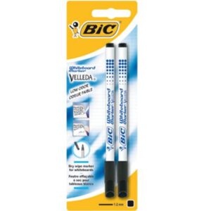 Pochette de 2 Marqueurs fins effaçables BIC 1721 Velleda 2 Coloris au choix
