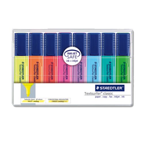 Pochette de 8 Fluorescents Textsurfer classique STAEDTLER (8 coul Ass)