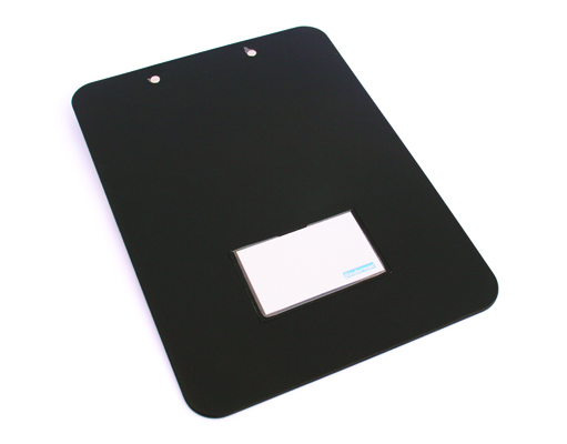 Porte bloc A4 à Clip avec porte carte de visite