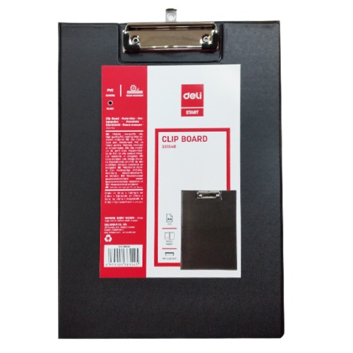 Porte Bloc DOUBLE PVC DELI 38154B A4 NOIR