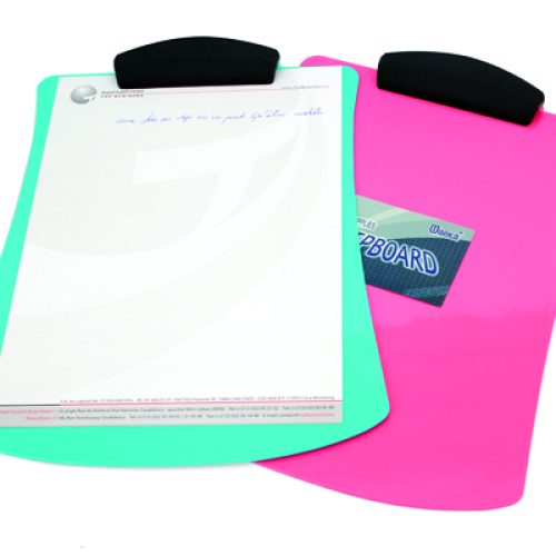 Porte bloc Simple A4 MINTRA en Polypro (2 Coloris au choix)