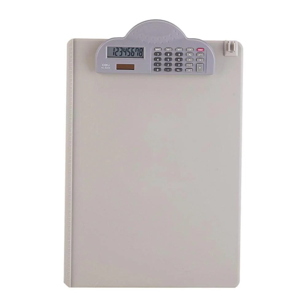 Porte blocs simple A4 DELI avec calculatrice