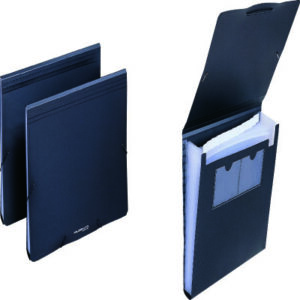 Porte-documents extensible FOLDERMATE 12 Divisions Format A4 Coul Noir