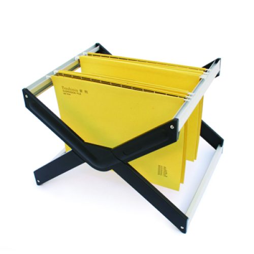 Porte dossiers suspendus compact pour 20 dossiers en métal