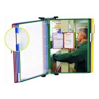 Protège-documents pivotant mural Tarifold 10 pochettes