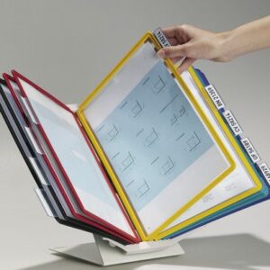 Pupitre de présentation 4 en 1 Durable Vario 10 Volets