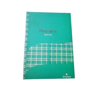 Registre quadrillé 2 mains A4 80g Coloris au choix