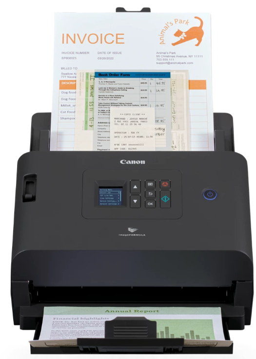Scanner A défilement Canon ImageFORMULA DR-S250N Recto-verso 50 ppm 600 ppp (6383C003)