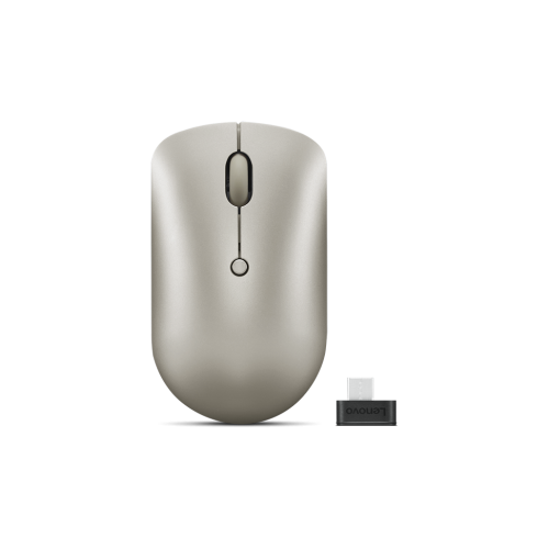Souris sans fil Lenovo 540 USB-C 2.4 GHz 18 mois d’autonomie – Sable (GY51D20873)