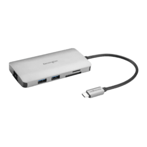 Station d'accueil USB-C Kensington 8-en-1 mobile UH1400P - 4K, 85W (K33820WW)