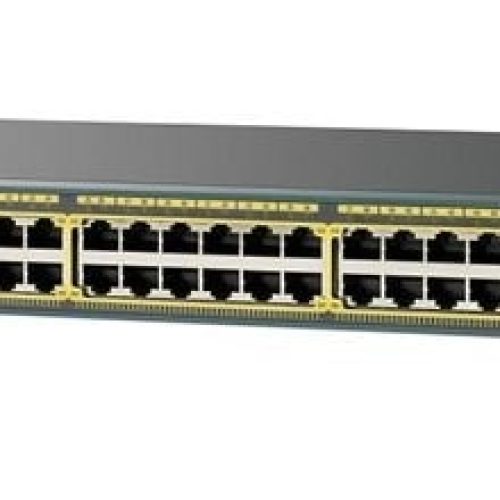 Switch Réconditionné Cisco Catalyst WS-C2960S-48TS-L – 48 ports Gigabit + 4 SFP – LAN Base kit de montage inclus – Rackable 1U (WS-C2960S-48TS-L)