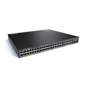 Switch Réconditionné Cisco Catalyst WS-C2960X-48LPS-L – 48 ports Gigabit PoE 370W + 4 SFP – LAN Base