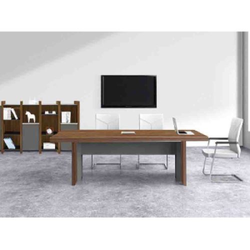 Table de réunion ARCHIMEDE en bois Wengué 240×120 cm