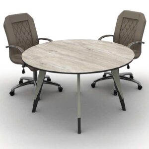 Table de reunion ronde TREND en bois