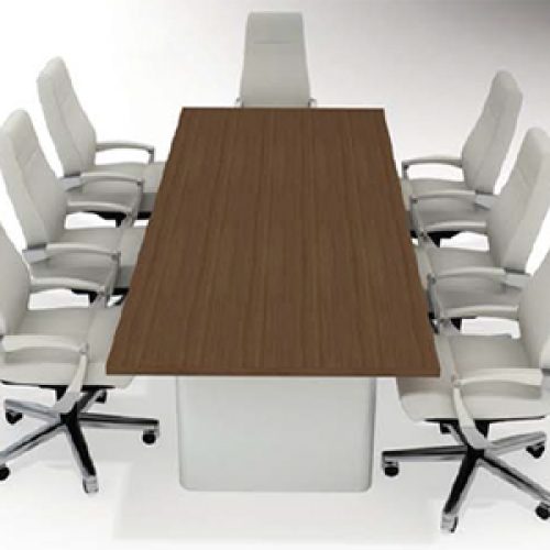 Table de réunion SAVE 220 x 90 X 75 cm noyer