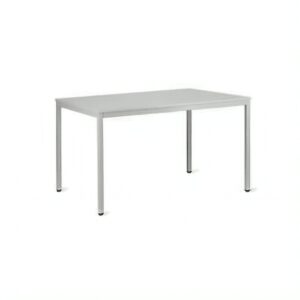 TABLE REFECTOIRE SUR 4 PIEDS TUBE CARRE RENFORCE 140X80 CM