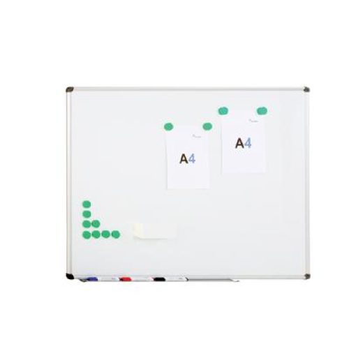 Tableau blanc magnétique ROCADA avec cadre aluminium 60 x 90 Cm