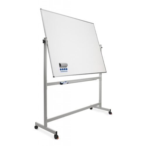 Tableau blanc magnétique rotatif double face BI-OFFICE 90×120